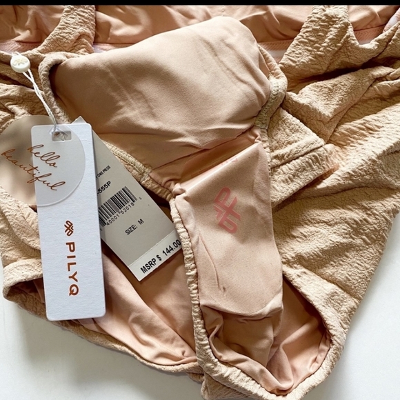 PILYQ Swim Pink Sand Hailey Cheeky One piece - Picture 4 of 5